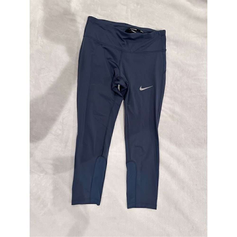 Nike blue cropped women’s leggings XS